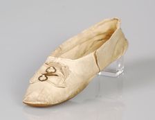 Slippers, British, 1845-65. Creator: Wrigglesworth