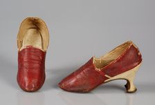 Slippers, European, 1770-89. Creator: Unknown