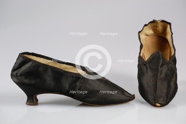 Slippers, European, 1775-95. Creator: Unknown.