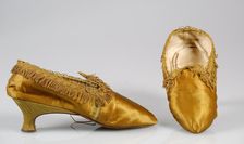 Slippers, European, 1780-89. Creator: Unknown
