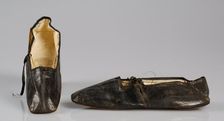 Slippers, French, 1845-65. Creator: Melnotte