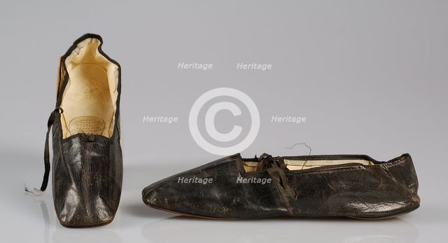 Slippers, French, 1845-65. Creator: Melnotte.