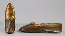 Slippers, French, 1845-65. Creator: Melnotte