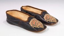 Slippers, French, 1866. Creator: Unknown