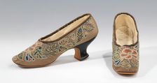 Slippers, French, 1885. Creator: Unknown