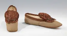 Slippers, French, ca. 1870. Creator: Julien Mayer