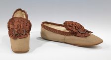 Slippers, French, ca. 1870. Creator: Julien Mayer