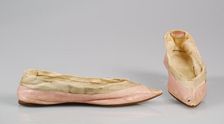 Slippers, possibly American, 1800-1810. Creator: Unknown