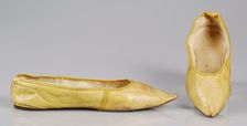 Slippers, possibly British, 1795-1805. Creator: Unknown