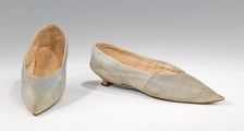 Slippers, probably British, 1795-1810. Creator: Unknown