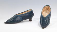 Slippers, probably British, 1790-1805. Creator: Unknown