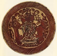 Slipware Dish by Thomas Toft, c1675 (1944). Creator: Unknown