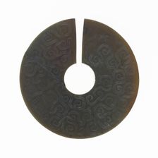 Slit Disc (jue), Eastern Zhou period, 7th century B.C. Creator: Unknown