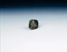 Slit jade bead, neolithic, Chahai type, northern China, c4700-3000 BC. Creator: Unknown
