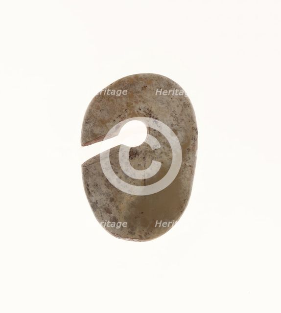 Slit Oval Ring (jue), Neolithic period, 5th/4th millennium B.C. Creator: Unknown.