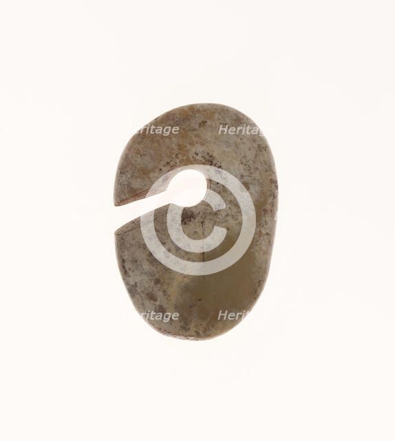 Slit Oval Ring (jue), Neolithic period, 5th/4th millennium B.C. Creator: Unknown.