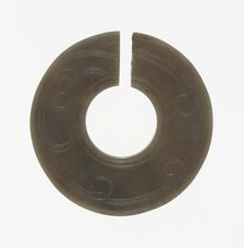 Slit Ring (jue), Early Eastern Zhou period, 8th-7th century B.C. Creator: Unknown