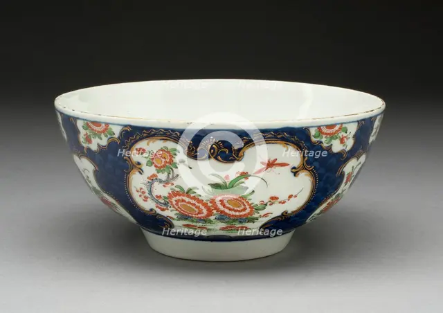 Slop Bowl, Worcester, c. 1770. Creator: Royal Worcester.
