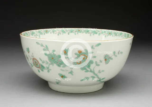 Slop Bowl, Worcester, c. 1770. Creator: Royal Worcester.