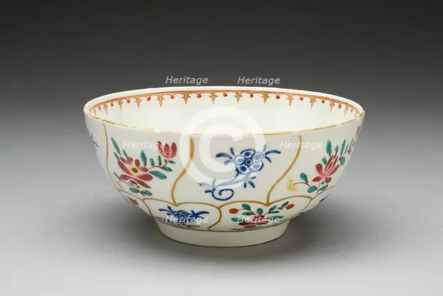Slop Bowl, Worcester, c. 1770. Creator: Royal Worcester.