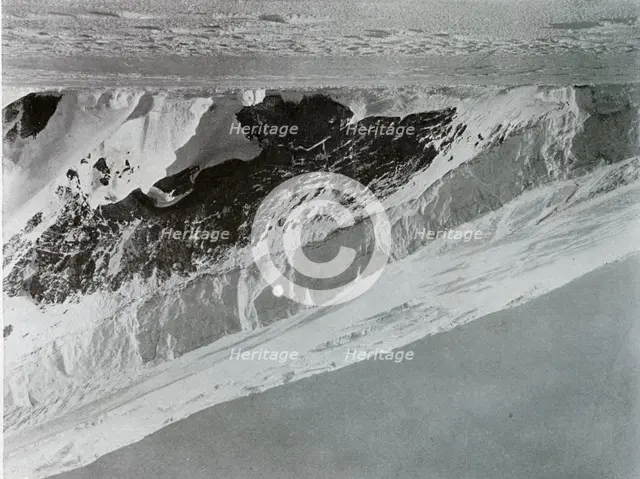 'Slope of the Warning Glacier', c1911, (1913). Artist: G Murray Levick.