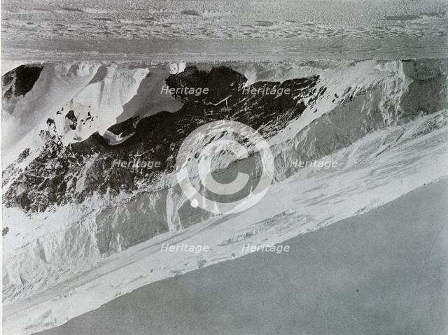 'Slope of the Warning Glacier', c1911, (1913). Artist: G Murray Levick.