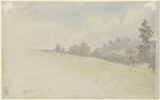Sloping meadow, 1882. Creator: Jacob Hoffmann