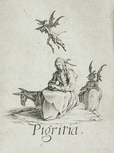 Sloth, c1621. Creator: Jacques Callot
