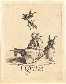 Sloth, probably after 1621. Creator: Jacques Callot