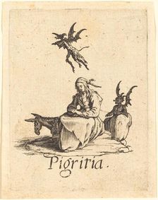 Sloth, probably after 1621. Creator: Jacques Callot