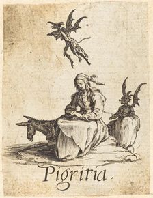 Sloth, probably after 1621. Creator: Jacques Callot