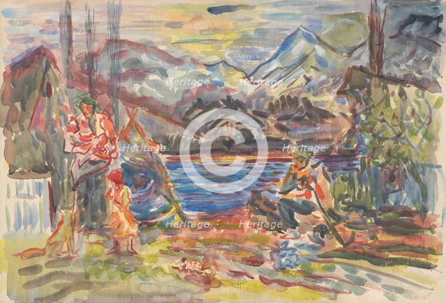 Slovak family, 1935-1944. Creator: Arnold Peter Weisz-Kubincan.