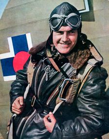 Slovakian pilot serving with the Luftwaffe in the Mediterranean, 1943