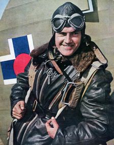 Slovakian pilot serving with the Luftwaffe in the Mediterranean, 1943