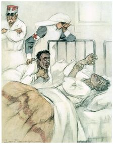 Slow Asphyxiation 1916. Creator: Louis Raemaekers