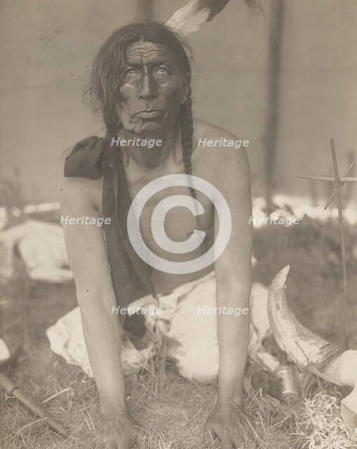 Slow Bull, 1907. Creator: Edward Sheriff Curtis.