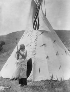 Slow Bull, c1907. Creator: Edward Sheriff Curtis