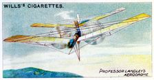 SP Langley's steam-powered model plane Aerodrome, c1896. Creator: Unknown