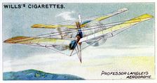 SP Langley's steam-powered model plane Aerodrome, c1896. Creator: Unknown