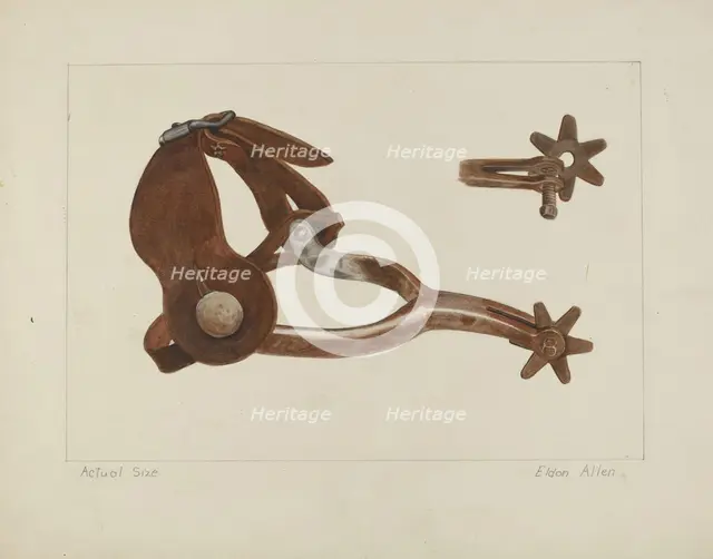 Spur, 1935/1942. Creator: Eldon Allen.