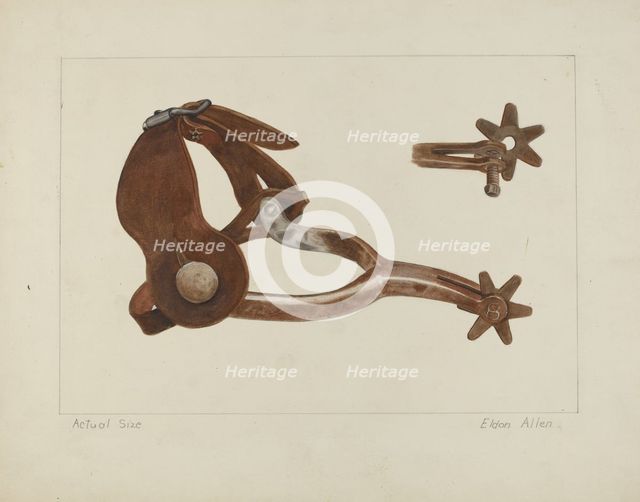 Spur, 1935/1942. Creator: Eldon Allen.