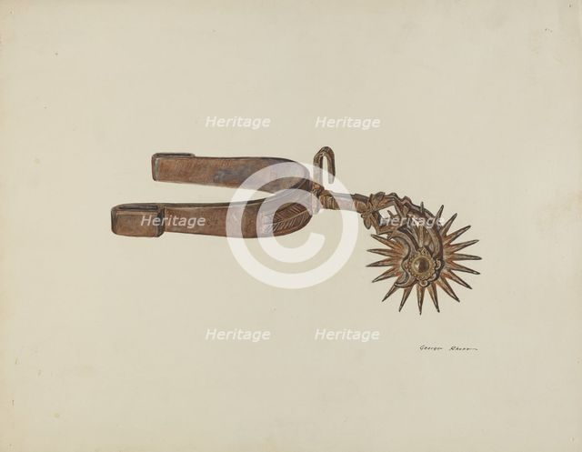 Spur, 1935/1942. Creator: George E. Rhone.