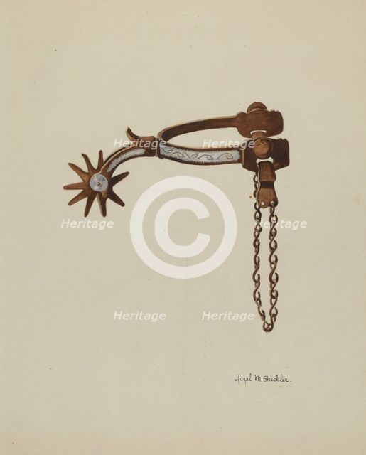 Spur, 1935/1942. Creator: Hazel Sheckler.
