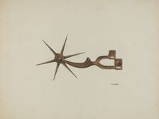 Spur, c. 1936. Creator: Cornelius Christoffels
