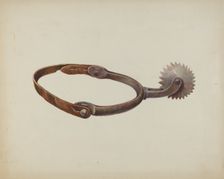 Spur, c. 1936. Creator: Gerald Transpota