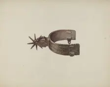 Spur, c. 1936. Creator: Gerald Transpota