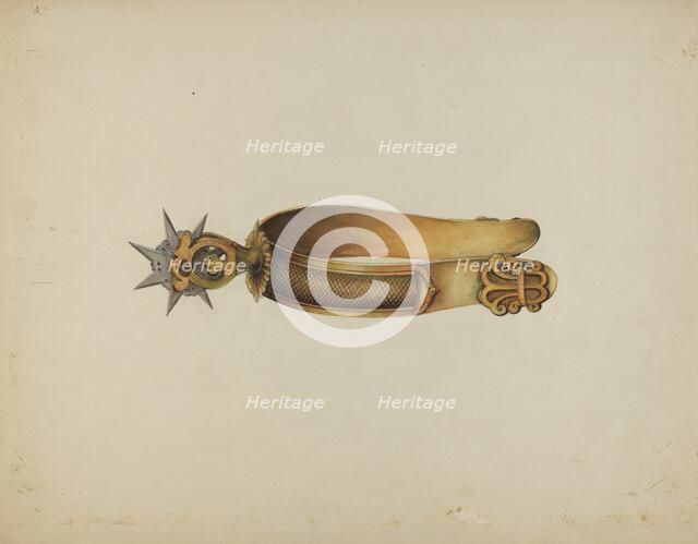 Spur, c. 1936. Creator: Gerald Transpota.