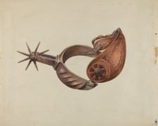 Spur, c. 1936. Creator: Gerald Transpota