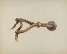Spur, c. 1936. Creator: Gerald Transpota