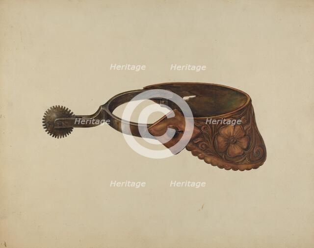 Spur, c. 1936. Creator: Gerald Transpota.